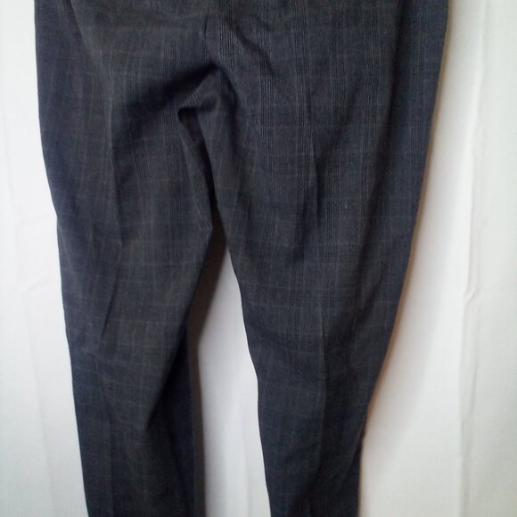 Maurices Pants Women 9 10 Career Classic Plaid Gray - Picture 12 of 14